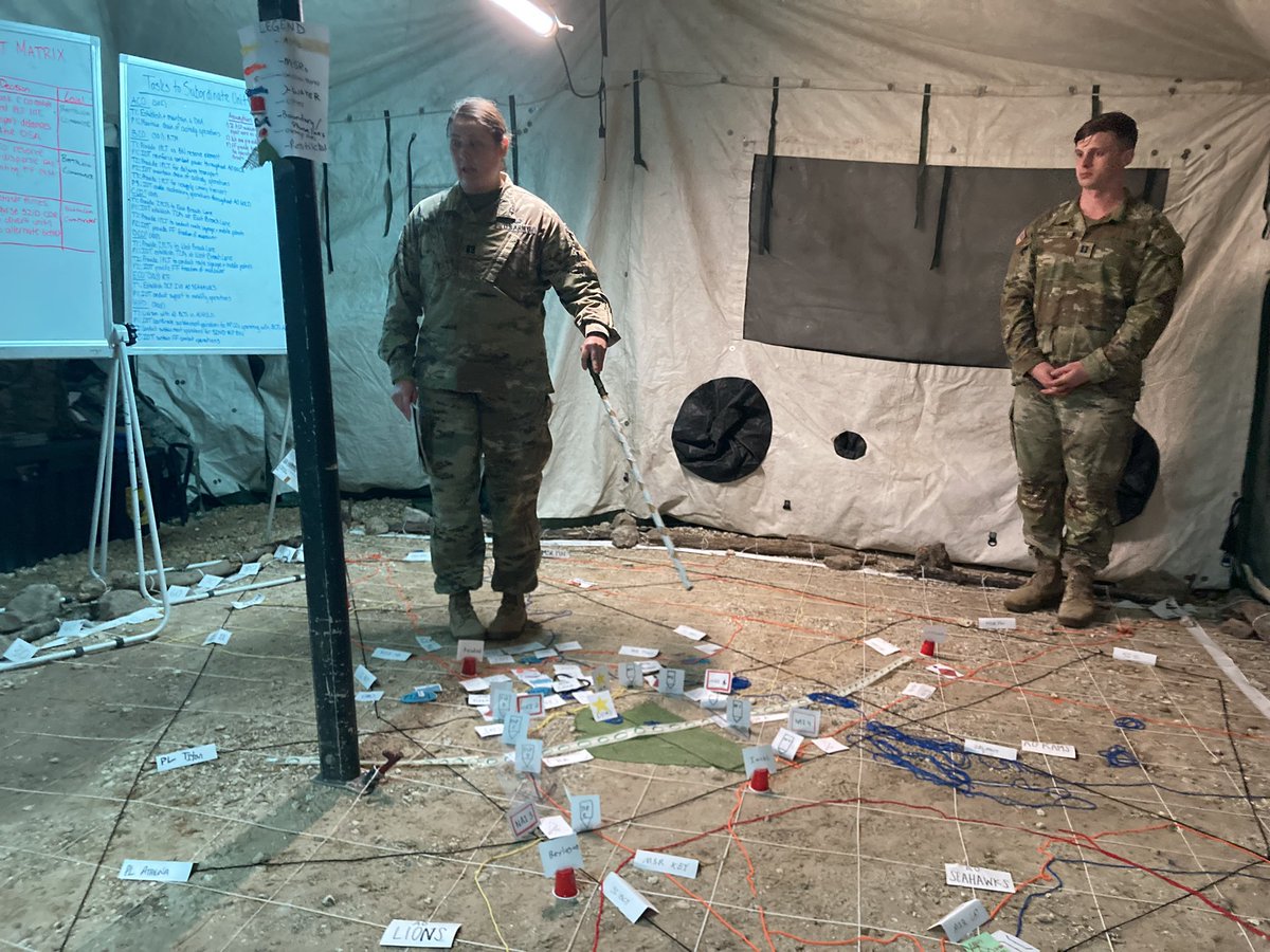 Started the day off right by receiving a COA DEV brief from MP CCC in the middle of the woods, in a leaky tent and during a rain storm. You just can’t Army more than that! Incredibly proud to watch former D/787 XO CPT Mortell develop over time and crushing it!