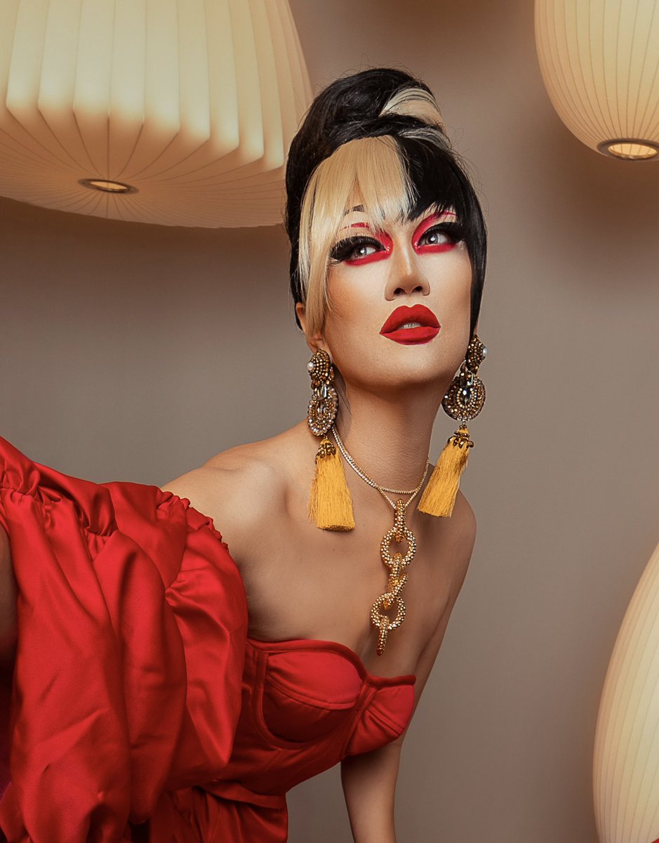 Marlyn_Marie's tweet photo. Red for Filth ❤️‍🔥 @manilaluzon 
 
Makeup by me assisted by @Violet_ocampo https://t.co/qXP7kMdtrT
