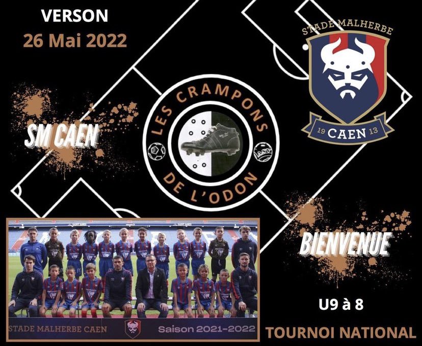 LCrampons's tweet photo. Voici la présentation de la première équipe pour le tournoi national U9 à 8. 

Le @SMCaen sera présent le 26 mai pour tenter de succéder au FC Nantes. https://t.co/mmQ0CYQb1x
