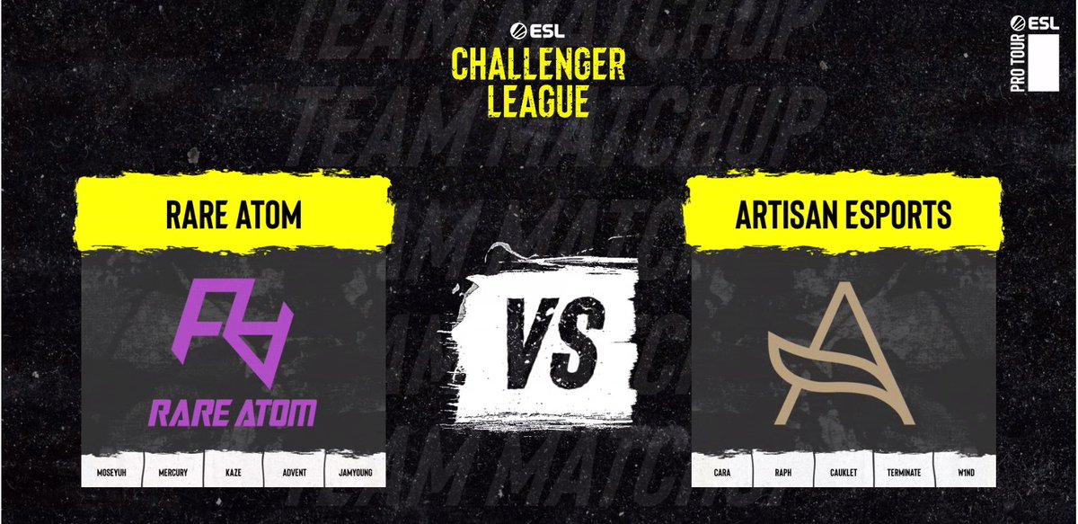 Ne0Kai's tweet photo. Back on @ESLCS Challenger league today
Its #RareAtom vs #ArtisanEsports
Alongside @EU_ReTr00 for this spicy banger, see you in 10 ;)
https://t.co/fVweKMoJWq https://t.co/tqMDWdDRcC