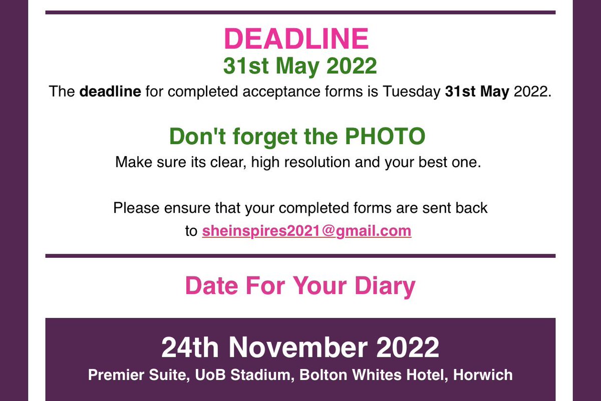“Today you are you! That is truer than true!

There is no one alive who is you-er than you!

Shout loud, ‘I am lucky to be what I am!...’” ~ Dr Seuss 

#nominees2022 #Tips #Reminders #Acceptance #sheinspires #sheleads