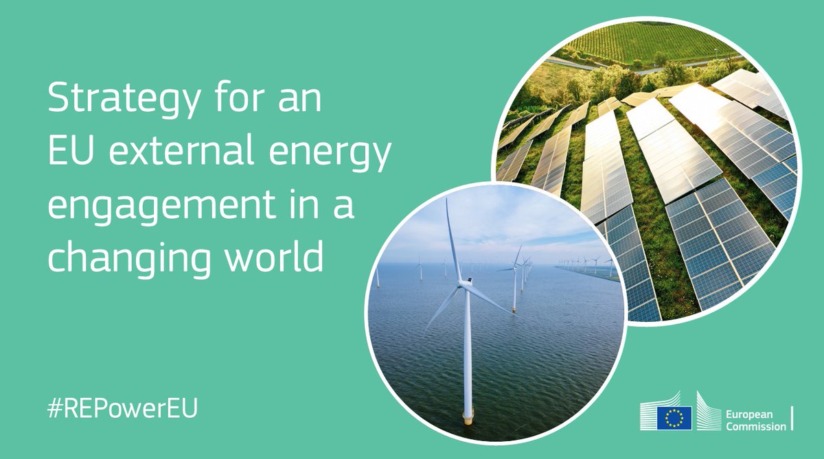 MamerEric's tweet photo. 3/3 With our International Energy Strategy we will help our partners around the world to invest in renewables, save energy and give up fossil fuels.
Our #REPowerUkraine initiative will support our neighbours and ‘rebuild better’ the Ukrainian🇺🇦 energy system. https://t.co/J0Vz4uywMD