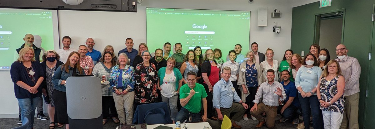 FarrellJoJo's tweet image. Say hey New England!!! Great to meet so many of you IRL in Cambridge.  Thank you for doing the work! We see you🤟🏼! @GegProgram #GoogleEdu #GEGNewEngland