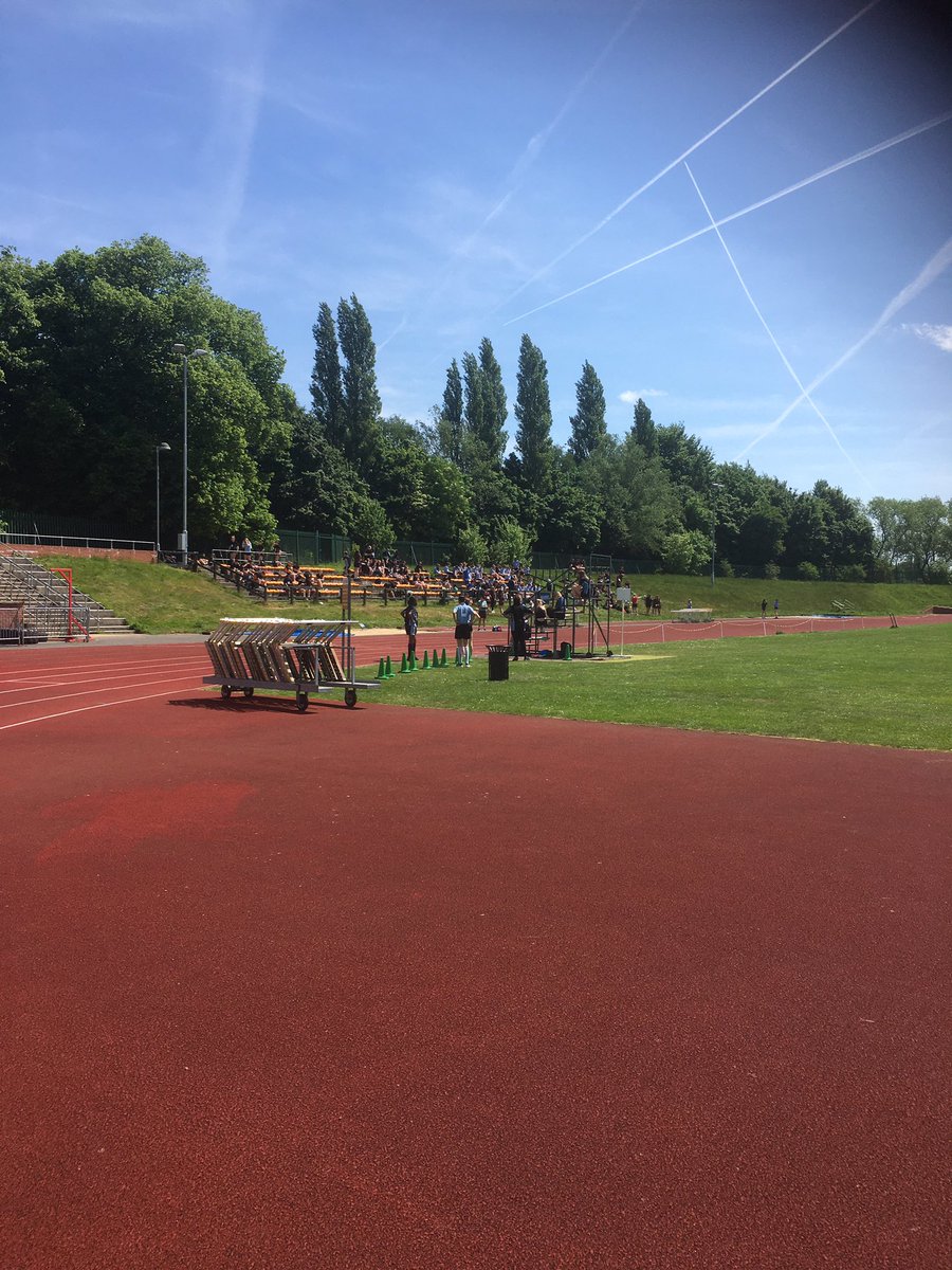 MansheadPE's tweet photo. A sea of blue at district athletics https://t.co/pWKGNERB8M