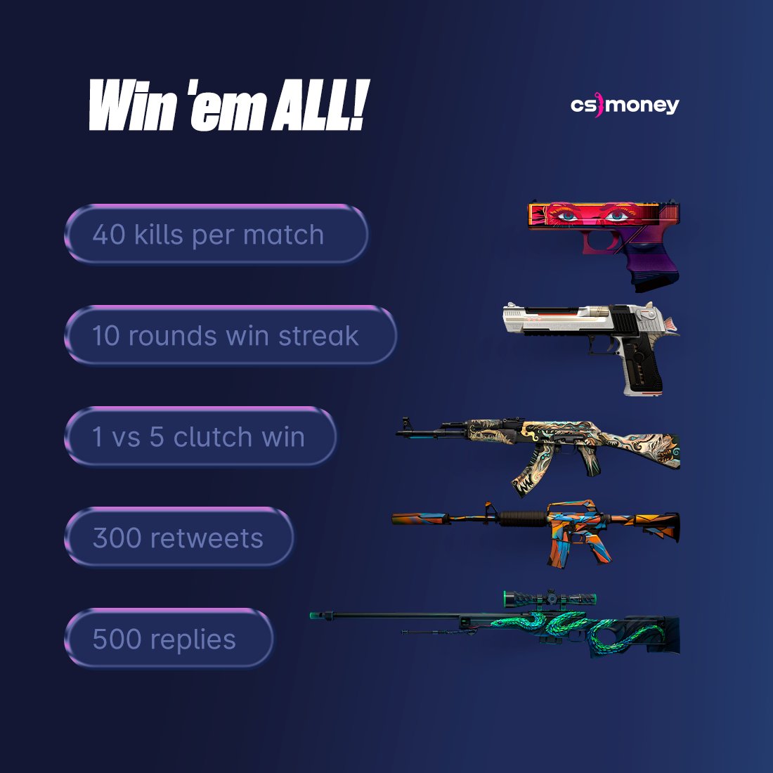 PGL Major Antwerp is in full swing and we prepared a new giveaway to make this time even more fun for you! How to join:
✅ Follow us
✍️ Leave reply
👀 Watch the Major!

The number of prizes will depend on the achievements reached on Champions stage!