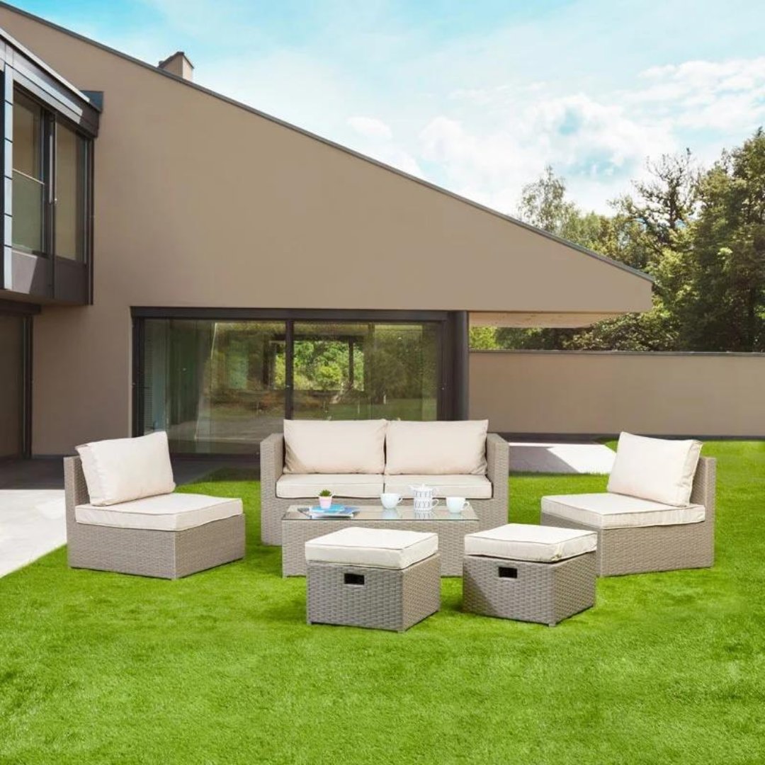 AllRoundFun's tweet image. You’ll be hoping for sunshine every day when you have the gorgeous ABLO Norma 6-Seater Rattan Lounge Set waiting for you in the garden. 
buff.ly/3ItiJxm