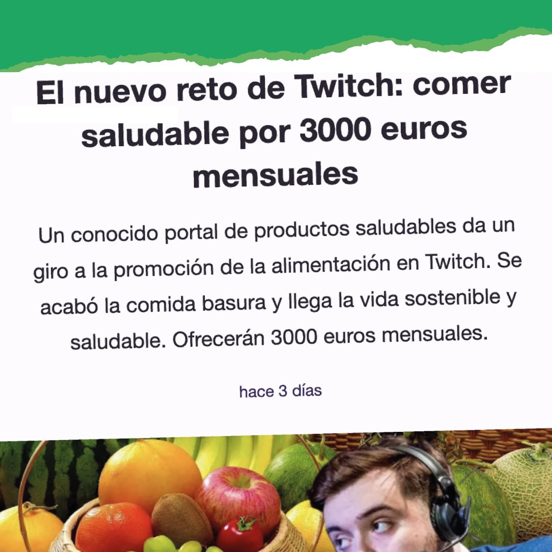 PlanetaHuerto's tweet photo. NOS PITAN LOS OIDOOOOOS 😱 y es que cada vez sois más los que os queréis unir al reto #streamersaludable 😏
Si aún no has presentado tu candidatura, corre porque el 27 cerramos inscripciones 😜😜 https://t.co/eTZoOu7aOy
