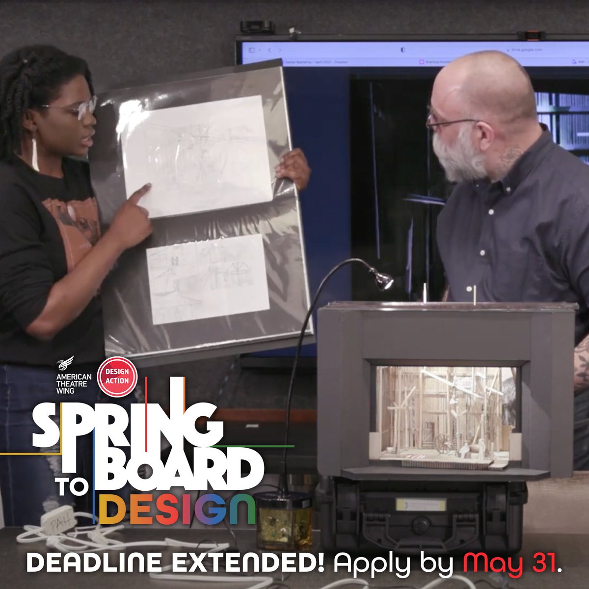 TheWing's tweet photo. Why do you apply like youโre running out of time? Good news: you now have until the end of May to apply to #SpringboardtoDesign! Start your app now: https://t.co/kSR97vBomO https://t.co/MlpeLEnHUB