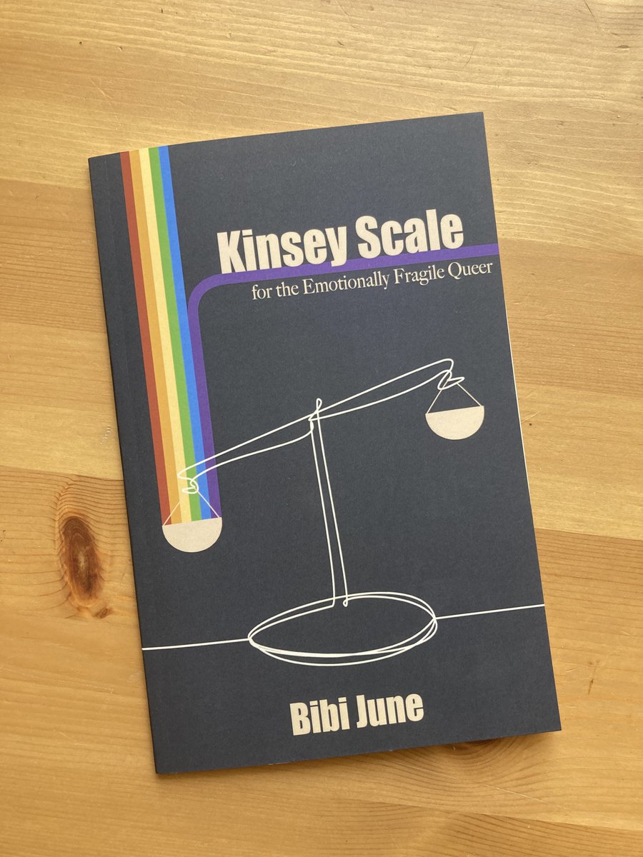 BibiJuneS's tweet image. 🏳️‍🌈 Kinsey Scale for the Emotionally Fragile Queer 🏳️‍⚧️

My fourth pamphlet is out now with @BurningEyeBooks 🥳 It is a rewrite of the original Kinsey Scale, an archaic measure of queerness ranging 0-6. My version is fit for a generations of messy queers who are bad at numbers.