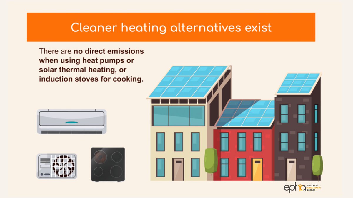EPHA_EU's tweet image. Buildings today are a source of #AirPollution. Using stoves &amp;amp; boilers based on oil, gas, or solid fuels (coal, biomass) for domestic cooking &amp;amp; #heating is a major source of air pollution. 🏠♨️ 

Learn more, (re) watch the discussion➡️epha.org/the-health-arg… 

#CleanHeating
