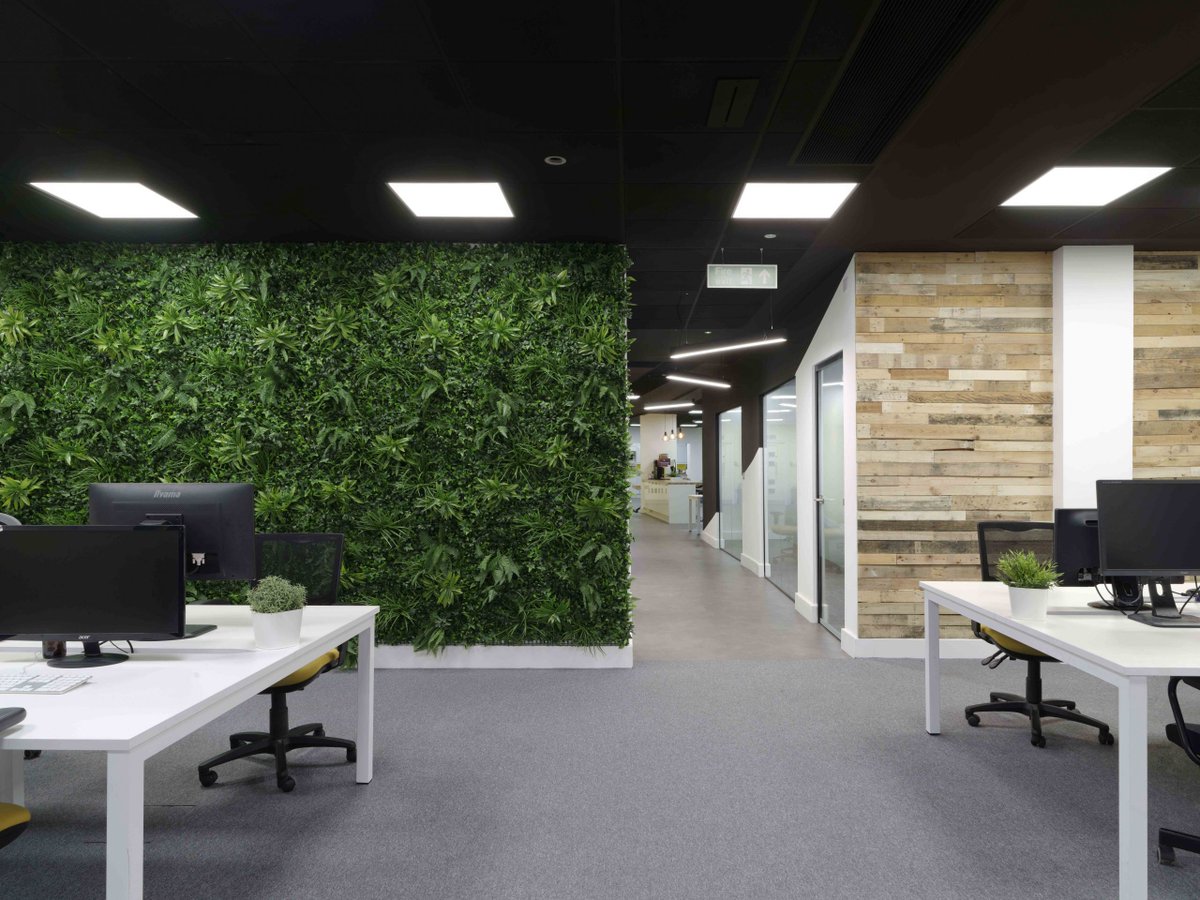 invis_group's tweet photo. Bring your #garden indoors with our biophilic interior design expertise. 

Contact us to find out more about how we can help you bring the benefits of nature into your workplace. https://t.co/0ejcaKZE4z

#Garden #Nature #Office #InteriorDesign https://t.co/gyHxTiGfrE