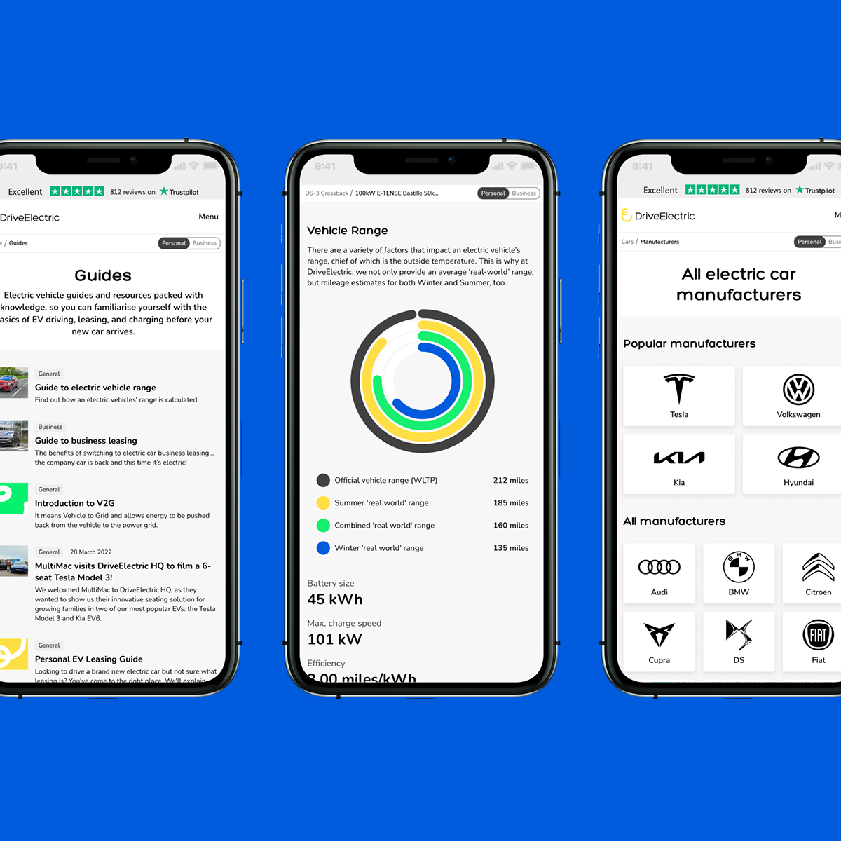 We are thrilled to launch this brand new website for DriveElectric, check it out. With a brand new CMS (<a href="/prismicio/">Prismic</a>), performance focused tech stack (<a href="/eleven_ty/">Eleventy 🎈</a>), redefined user journey and content hierarchy as well as sustainable hosting (<a href="/Netlify/">Netlify</a>). 

drive-electric.co.uk