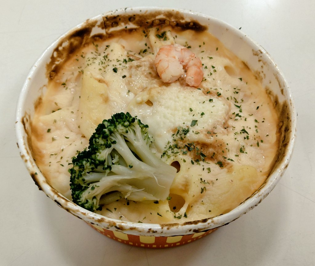 今夜は #イニシオフーズ #名古屋工場 #グラタン & #パスタ #セット