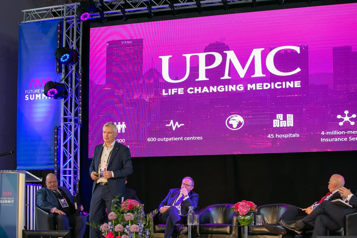 HealthIreland's tweet photo. Noting the pivotal importance of healthcare in the community, Senior Vice President of @UPMC, David Beirne provides a super example of thinking about capacity in a different way #FHSummit22 https://t.co/mGI2HGxvvo