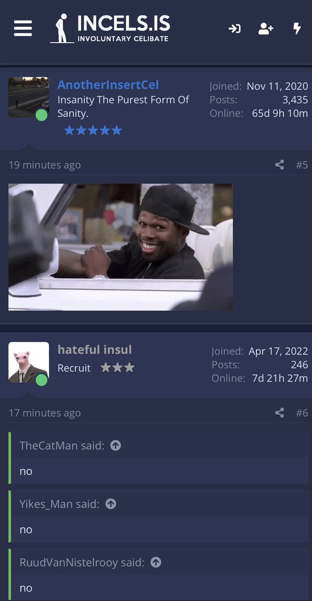 EXPELincels's tweet photo. Incels continuing to demonstrate how voluntary their situation actually is. #EXPELincels https://t.co/aoiKhPyvfT