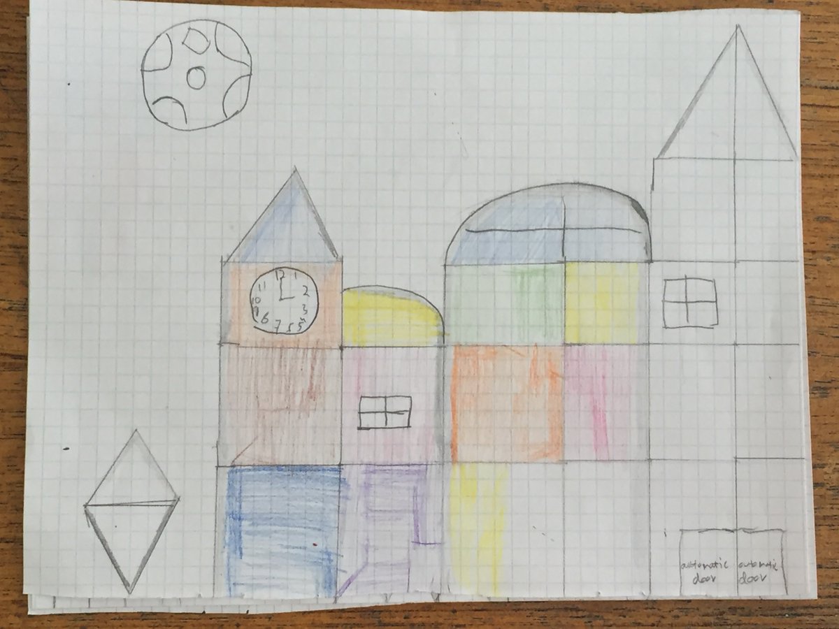 WoodmillMaths's tweet photo. For #NationalNumeracyDay the classes @WoodmillHigh  have been using their recent #maths topics to create art work.  A selection from Mrs Taylor’s S1X column class.  #WeAreWoodmill #WeLearnWeRespectWeSucceed https://t.co/F7SdqLM1kD