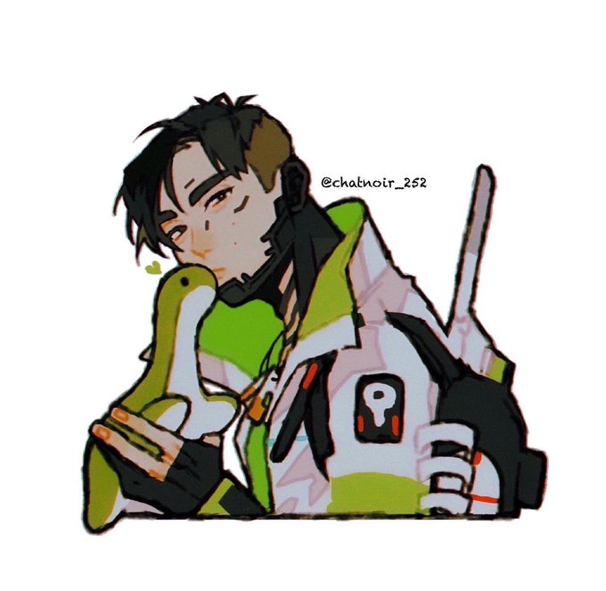 「crypto (apex legends) black shirt」Fan Art(Latest)