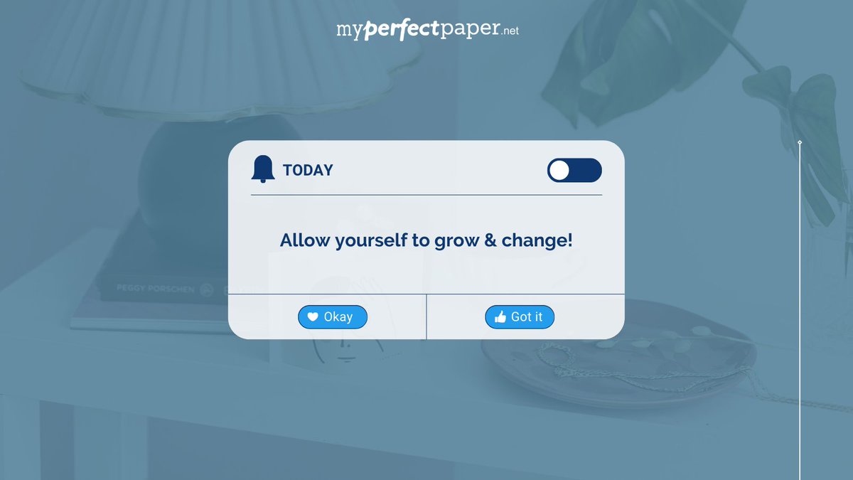 Myperfectpaper_'s tweet photo. We all have to live with the changes that come our way, so why not embrace them?
https://t.co/BkxQwZcS36
#myperfectpaper #essaywritingservice #MotivationalQuotes #WednesdayMotivation #Affirmation https://t.co/AfVAF777ob