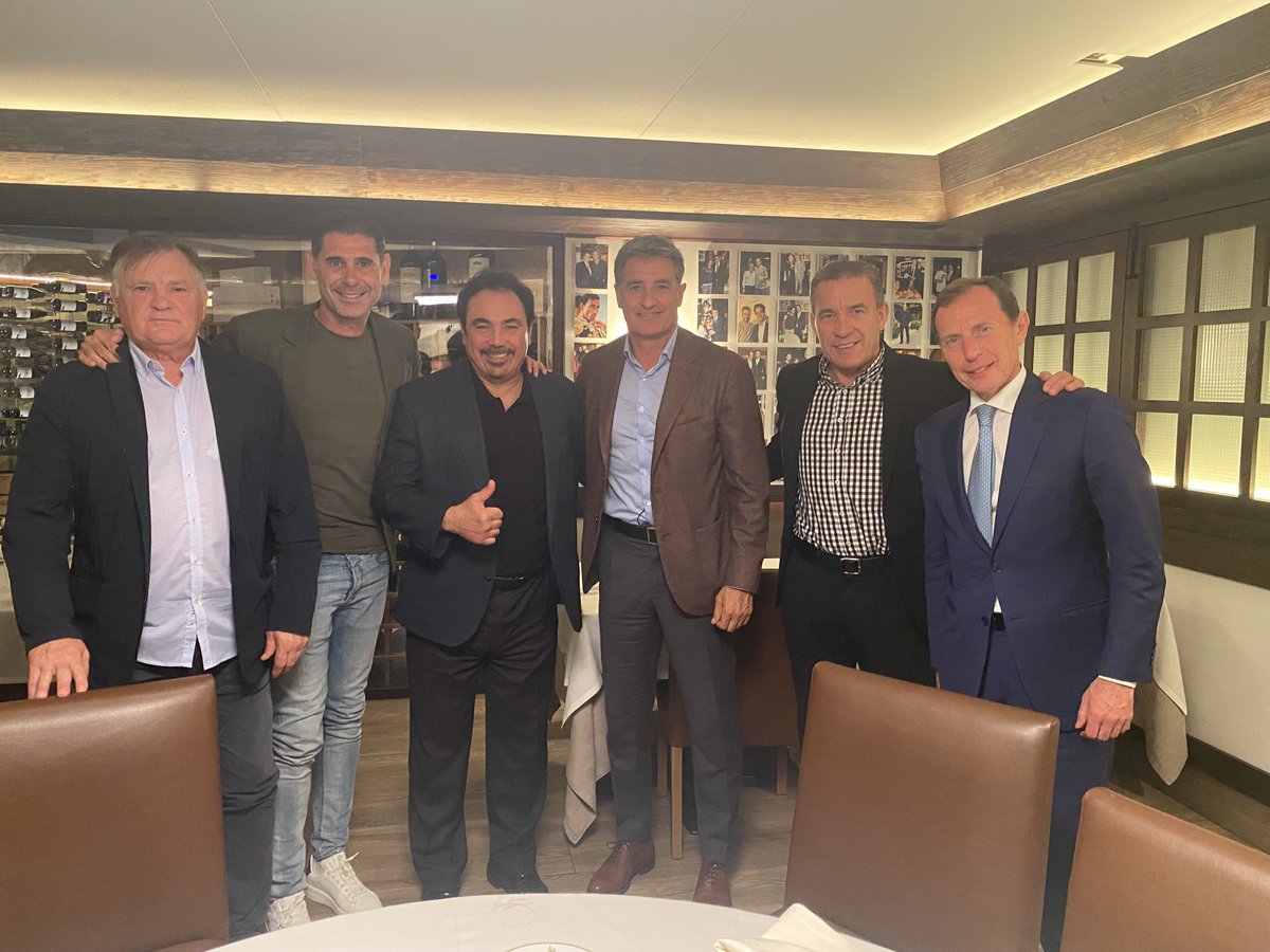 Que fortuna he tenido de jugar con estos Cracks en el Real Madrid