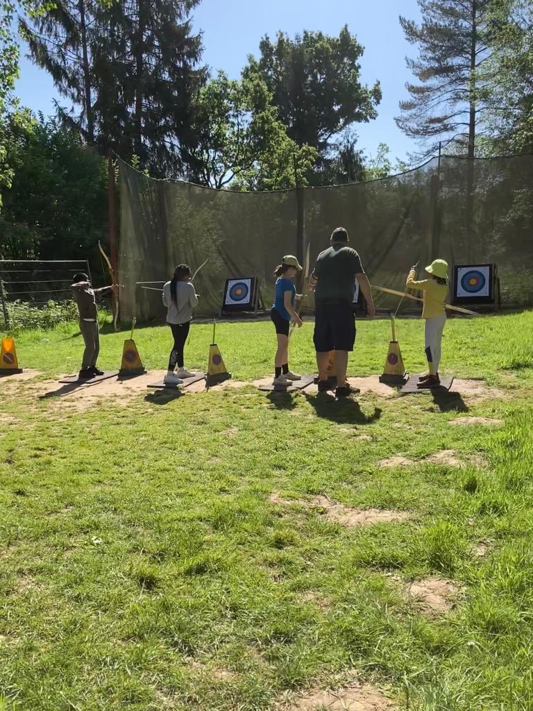 BenthalSchool's tweet photo. #Frylands Chronicles- #Year6 have been #exploring the woodlands and trying out a variety of activities, including archery and orienteering. #Benthal #outdoors https://t.co/tSFd65IKvT