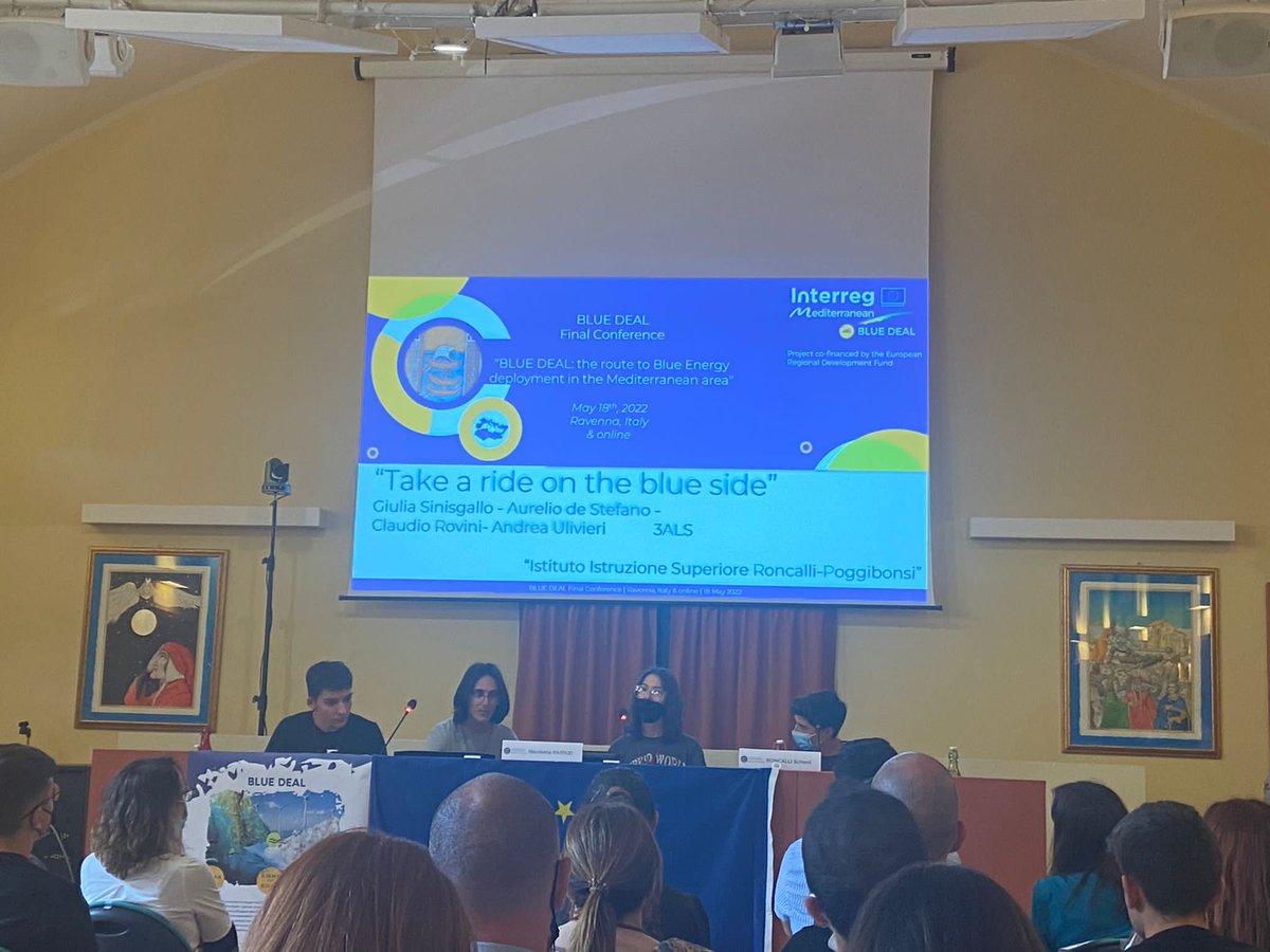 bluedeal_med's tweet photo. #BDFinalConference #BDfortheFuture🏆
ARTISTIC EXPRESSION category
🗣️ @iisroncalli 🇮🇹 conversation between the historical training of Americo Vespucci and the innovatible BLUE DEAL (I'm the magic of the sea because the sea can allow us to survive)
#bluegrowthcommunity https://t.co/FhhdVmuKJh