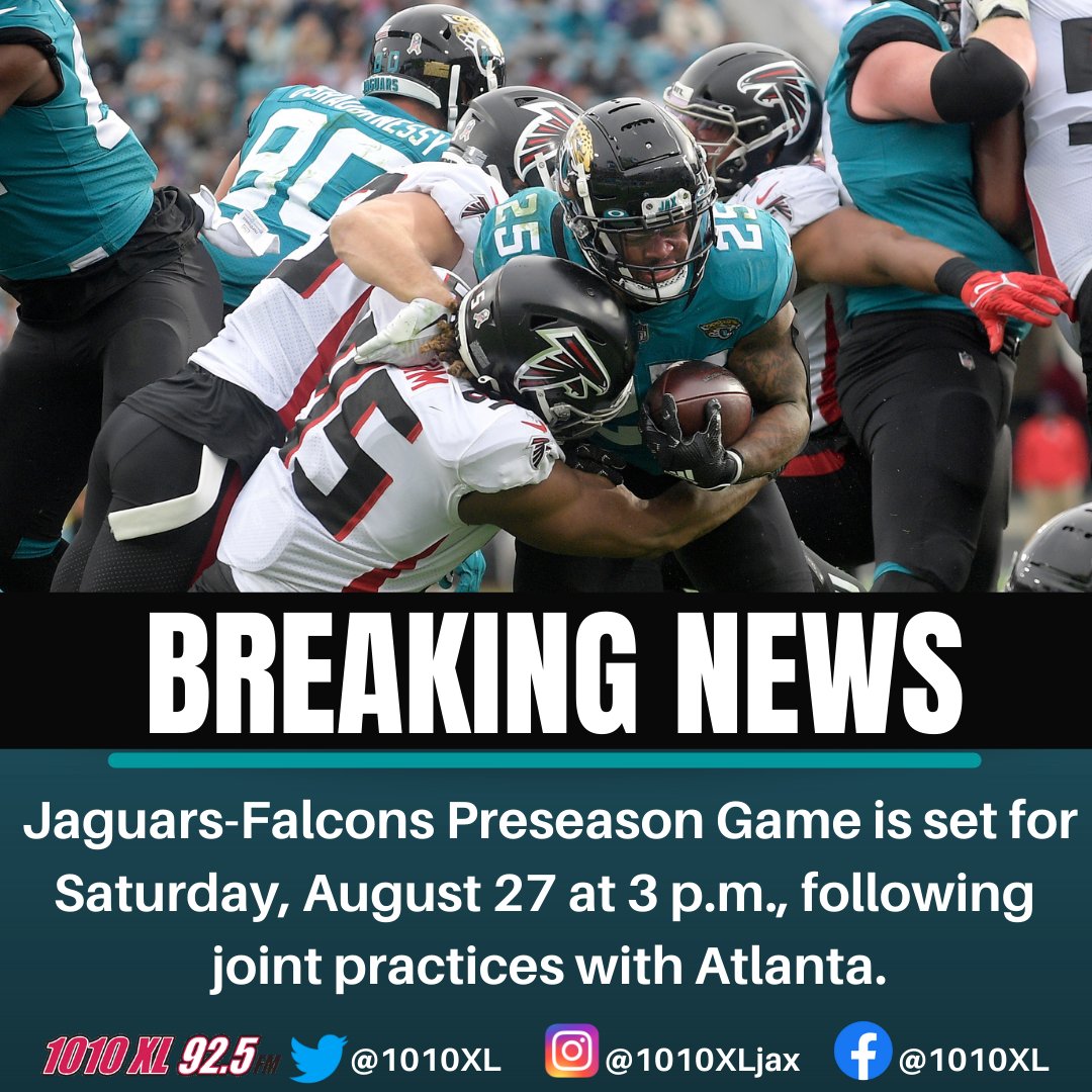 1010 XL / 92.5 FM on Twitter "Final Jaguars Preseason Game details
