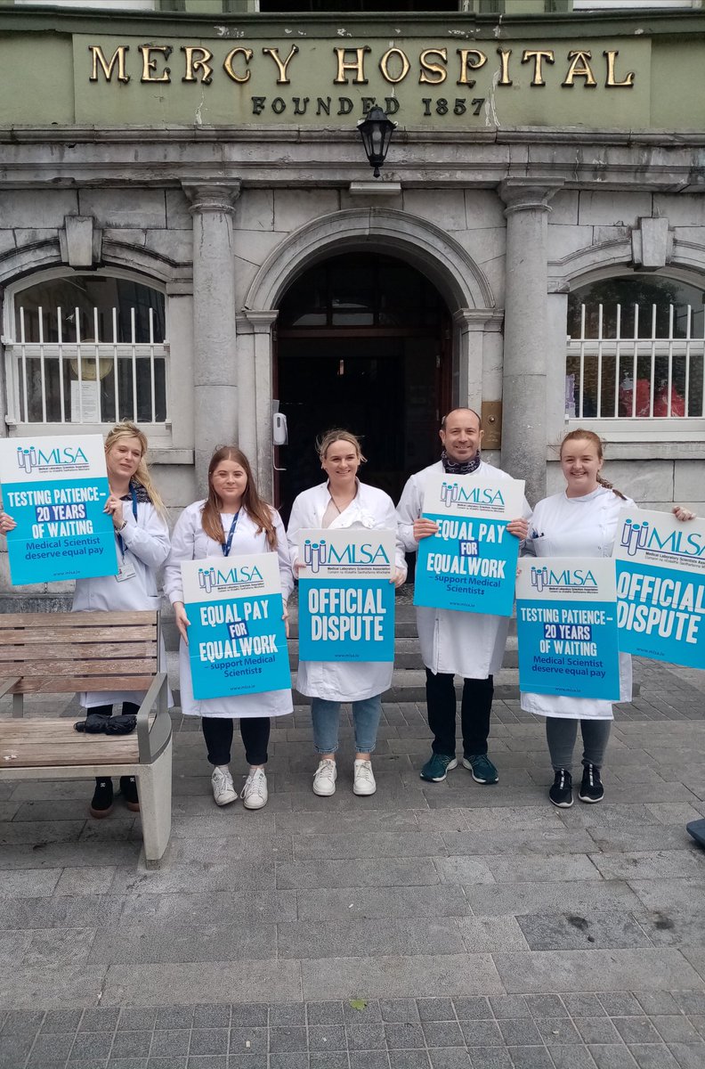 Medical scientists in Cork walk the walk for their long long  overdue rights
