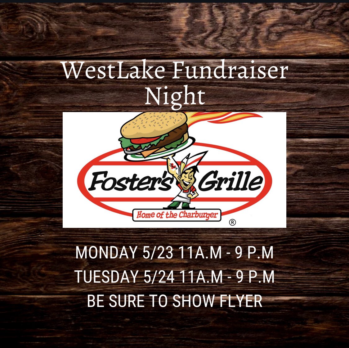 Please support the PTSO fundraiser on Monday and Tuesday. Show or mention the flyer so we can receive a donation. <a href="/Westlake_HS/">Westlake High School</a> <a href="/Athletics__WHS/">Westlake Athletics</a>