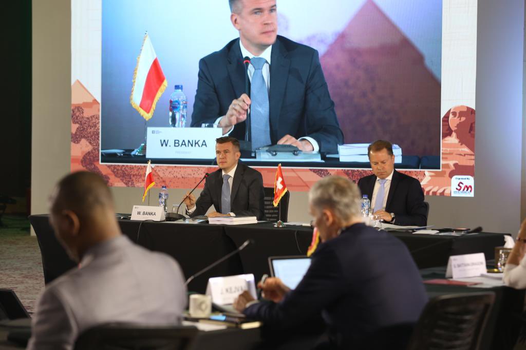 WitoldBanka's tweet photo. There were a lot of good discussions and decisions today during WADA’s ExCo meeting in #Cairo, Egypt; including, related to governance reforms, budget, education and athlete matters. More details to follow after tomorrow’s Board meeting. #staytuned @wada_ama https://t.co/2H8I6EY4uq