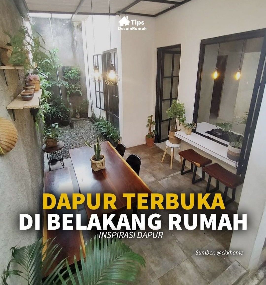 IdeDekor's tweet photo. Dapur terbuka di belakang rumah, berasa cafe!

Yuk intip thread di bawah ini dan reply apa pendapat kalian 👇 https://t.co/3IQjPQI4zU