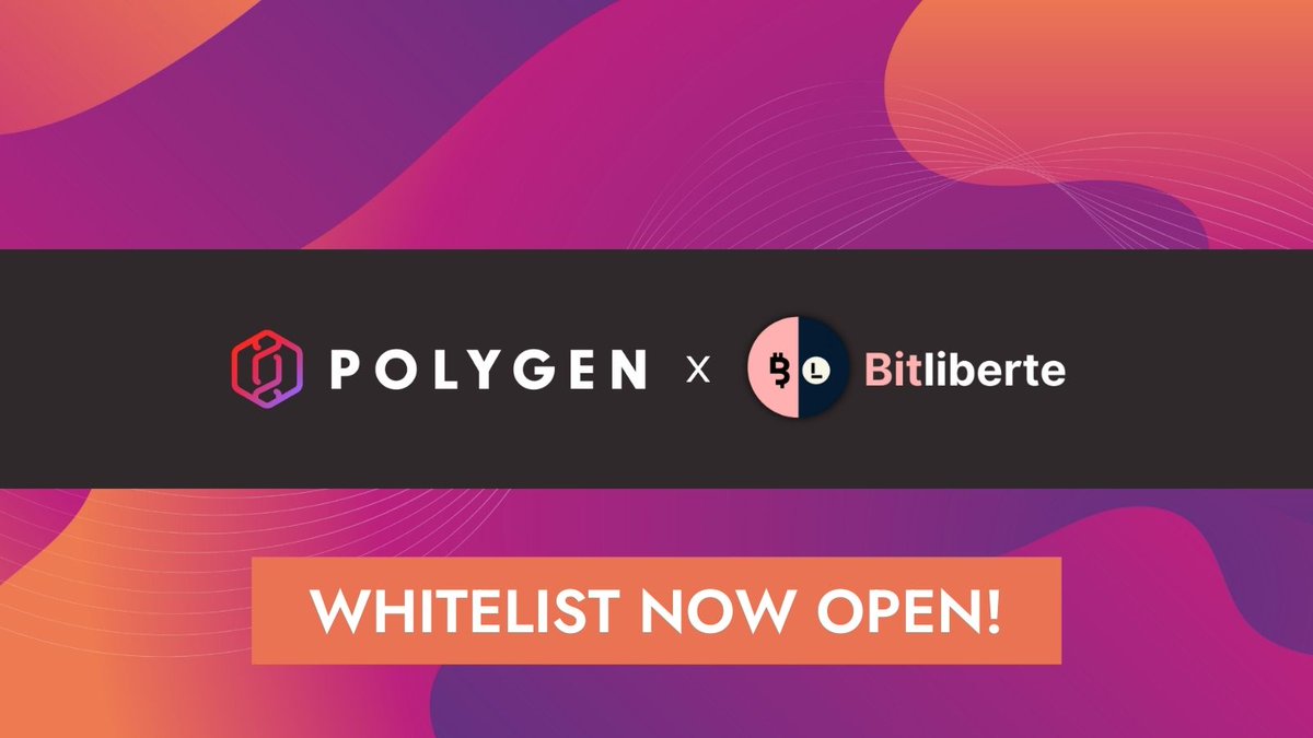 Polygen_io's tweet photo. The Whitelist application is now open!

👉 https://t.co/OIyUapuZHP https://t.co/8qolXf1U9g