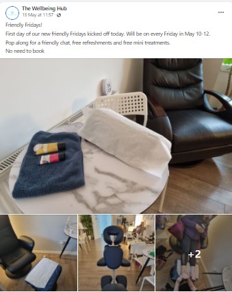 silverdalenurs2's tweet image. @wellbeing_hub are doing Friendly Fridays doesn't that sound lovely. A chance to relax, find out more about them and even get some free mini treatments! check out their socials for more info.