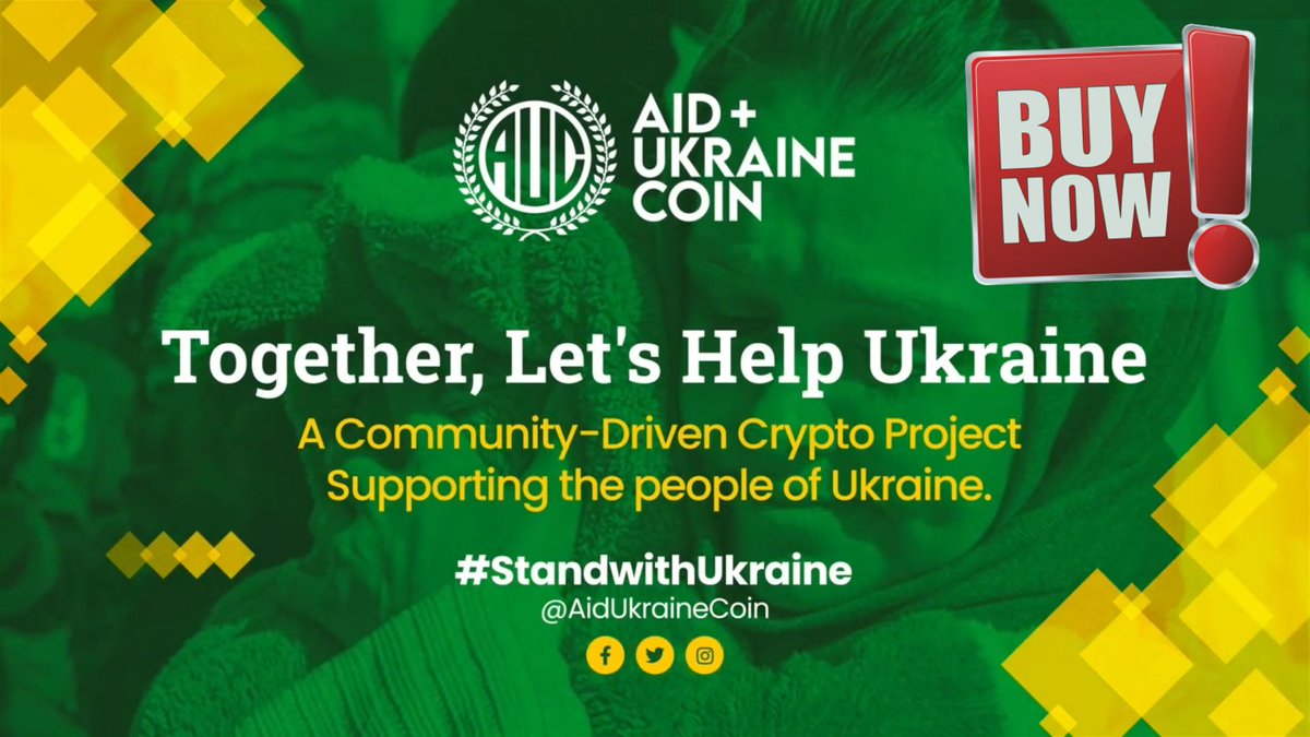 aldrichbaron64's tweet photo. @Crypto__Diva Buy #AidUkraineCoin https://t.co/WOfCLTFJFH