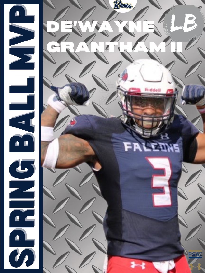 Spring Top Performer ☀️ LB Position
De’Wayne Grantham ll • Newcomer.