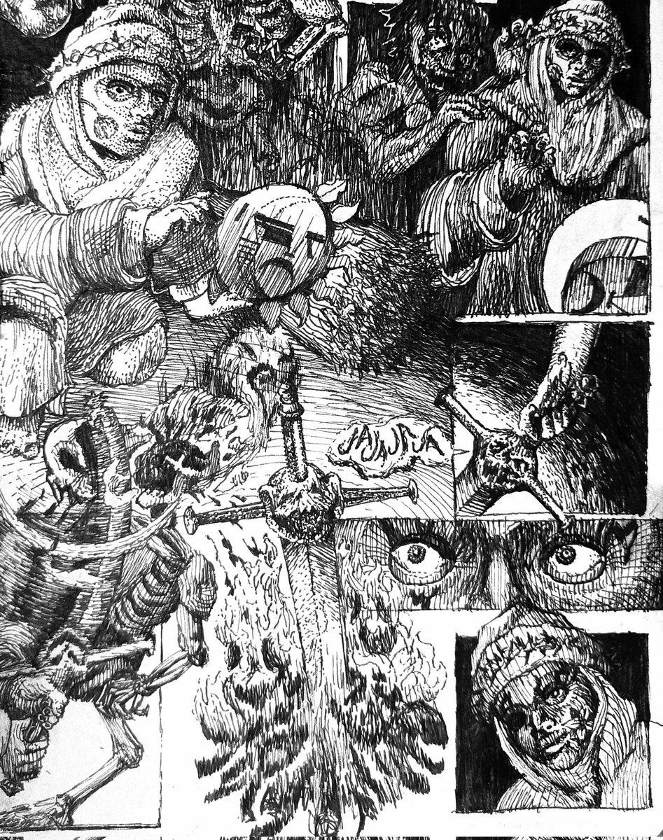 xaoc_000's tweet photo. ya que prefiero eliminar lo que llevaba de la versión anterior del cómic dejo algunas de mis partes favoritas por aquí. https://t.co/YIekogdHJa