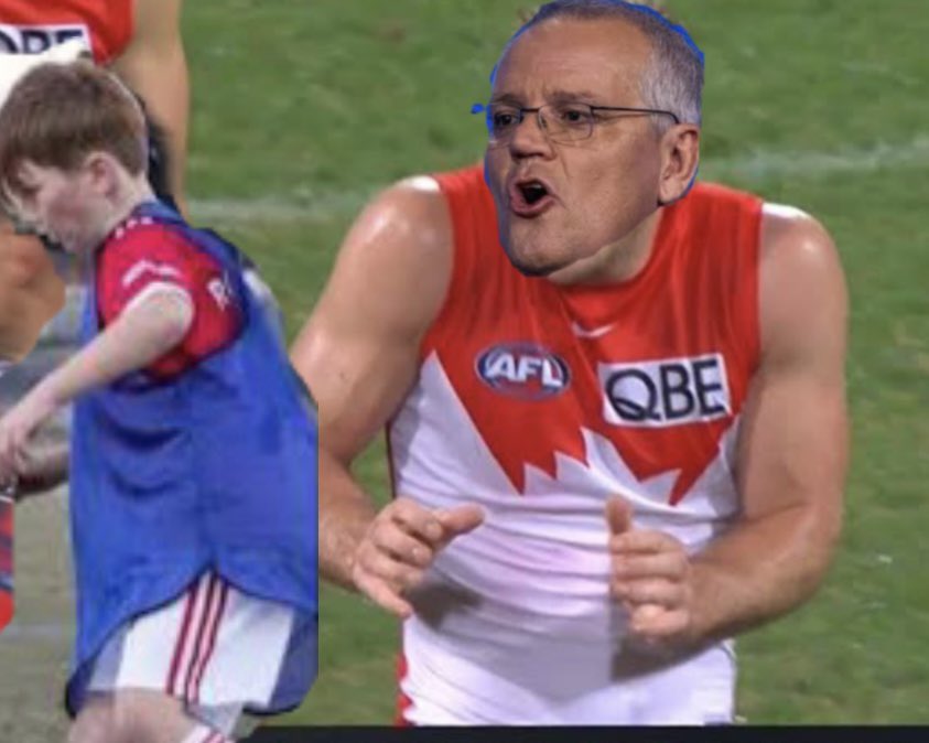 YurikHunt's tweet image. #ScottyTheBulldozer giving a bit of lip service. #Scomo