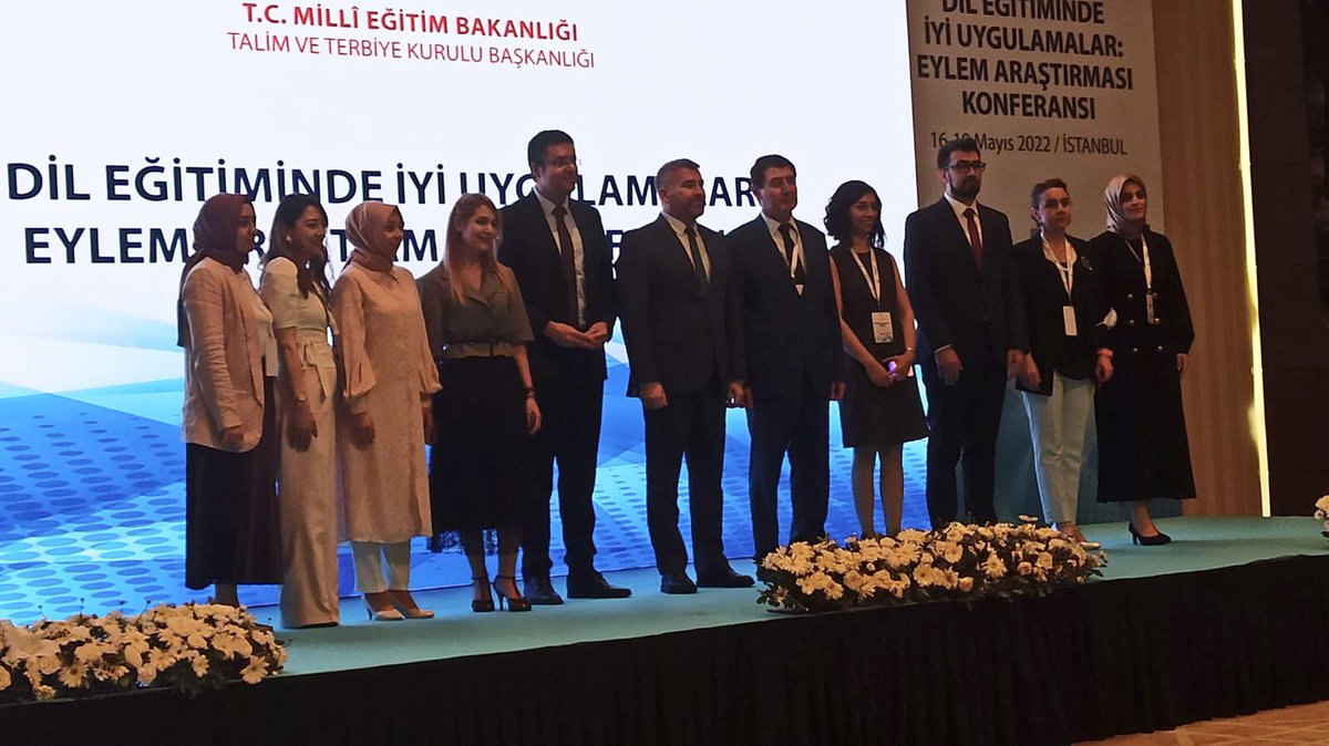 16-18 Mayıs 2022’de İstanbul’da düzenlenen”Dil Eğitiminde İyi Uygulamalar: Eylem Araştırması Konferansı” başarıyla tamamlanmıştır.

#dilegitimindeiyiuygulamalar 

<a href="/tcmeb/">Millî Eğitim Bakanlığı</a>
