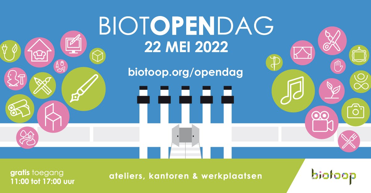 NFP_Groningen's tweet photo. Wij zijn van de partij bij de Biotoop Open Dag aanstaande zondag in #Haren! Met expo, workshop cyanotype, fotolezing en meer. Bekijk ook één van de ander 130 ateliers in deze bijzondere broedplaats. #cultuursnuiven #Groningen https://t.co/mZAe1OMsa5