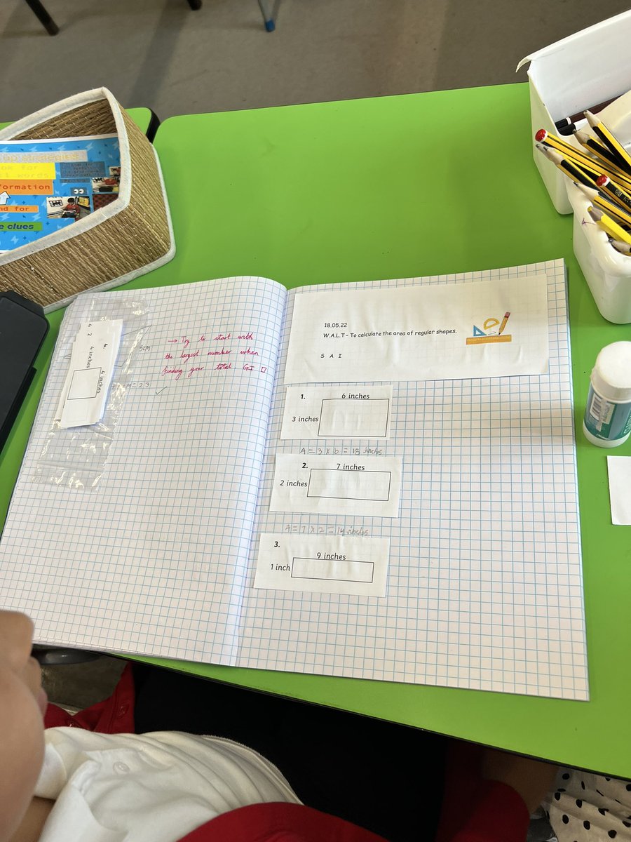 TerraceRoad's tweet photo. #TRPhedgehogs have blown Miss Tyler’s socks off today with their resilience in Numeracy. We were finding the area of regular shapes. Da iawn! #TRPmath https://t.co/QXJQiZMLGa