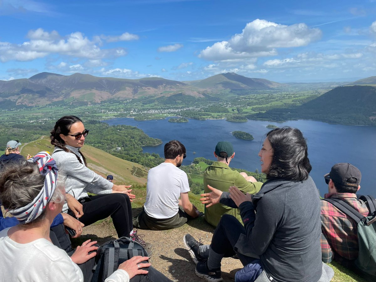 Trailer filming and photo shoot on Catbells today for #TheClimbers with our cast and creatives! (Budget didn't quite stretch to a research trip to Everest...).
Look at that view!!