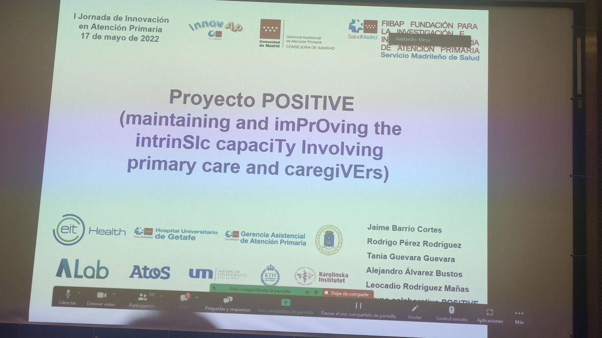 JCEstevezMu's tweet photo. #FIIBAP #InnovaAP #H12O @SaludMadrid 3er premio C. Madrid https://t.co/uxEUfDrsv6