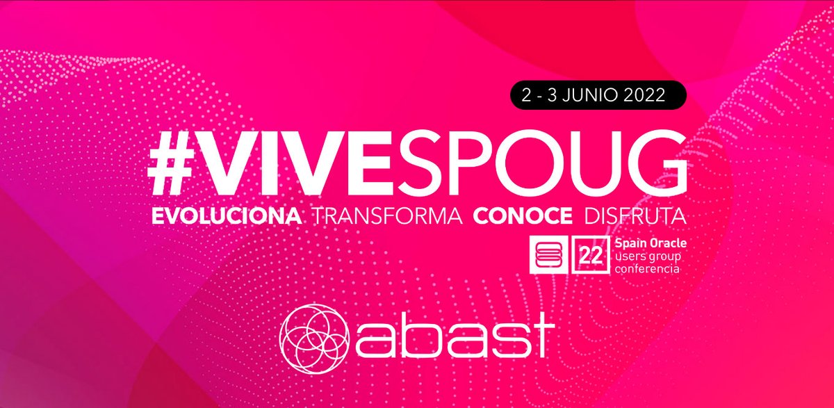 AbastGrup's tweet photo. El 2 y 3 de junio se celebrará #SPOUG22, la #conferencia anual de @SPOUG_es (Grupo de Usuarios de #Oracle en España), en la que #ABAST de nuevo participa como patrocinador. Obtén tu ticket gratis para el evento presencial o el virtual en
👉https://t.co/d5QkmSVPCA
#viveSPOUG https://t.co/qRQ6rX5Rk5