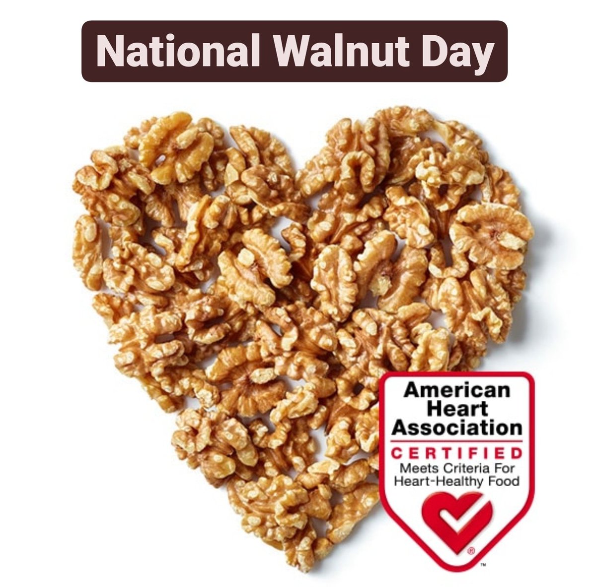 USDAIndia's tweet photo. We celebrated #NationalWalnutDay yesterday! #DYK that one ounce of walnuts is a powerhouse of vital nutrients for optimum health, including alpha-linolenic acid (ALA), plant-based omega-3 fatty acid (2.5g), 4g of protein, 2g of fiber, & magnesium (45mg)! #CaliforniaWalnut #health https://t.co/19L6ew2BWE