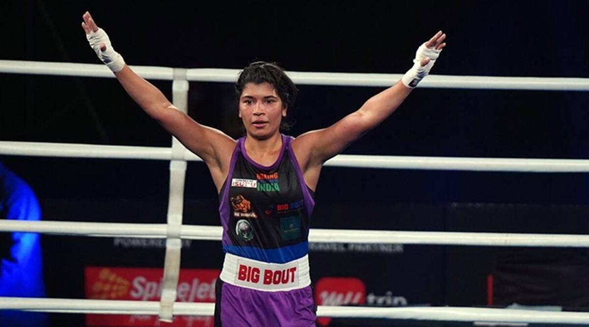 India_AllSports's tweet image. Nikhat you beauty! 
Nikhat Zareen storms into Final (52kg) of Women&apos;s World Boxing Championships at Istanbul; beats Caroline De Almeida by unanimous verdict in Semis.