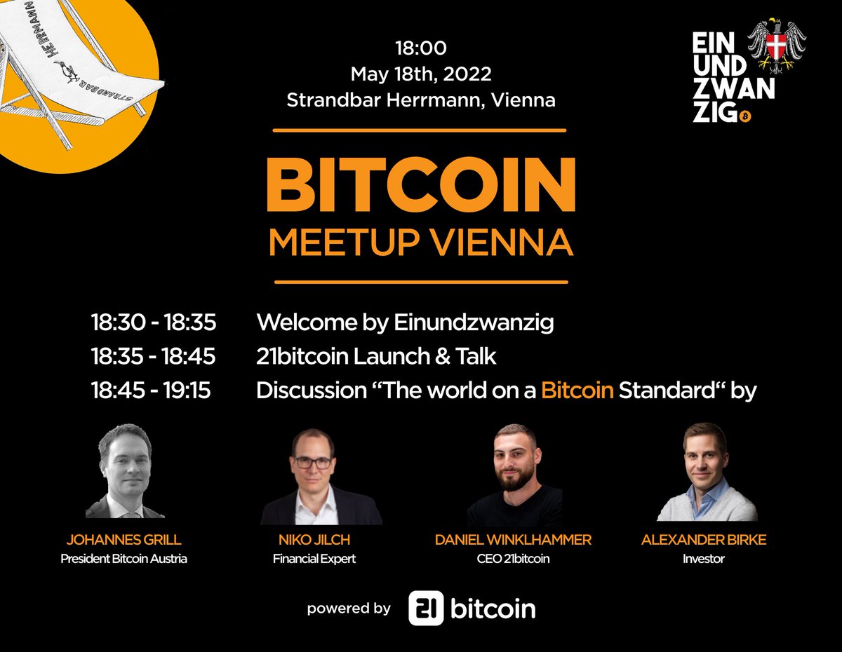 Einundzwanzig Wien Bitcoin Meetup tweet media
