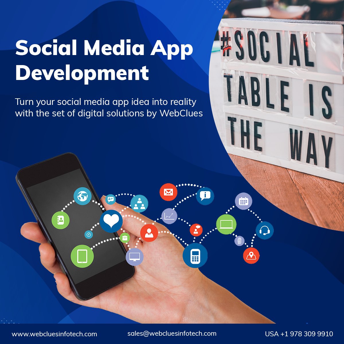 WebCluesInfo's tweet photo. Connect the world easily with your social media app idea. @WebCluesInfo offers a wide range of social media app development services to help businesses engage with their potential audiences.
Visit: https://t.co/QOLoOGwA7E
#socialmediaappdevelopment #socialmediaapplication https://t.co/rytJDZ3Dg5