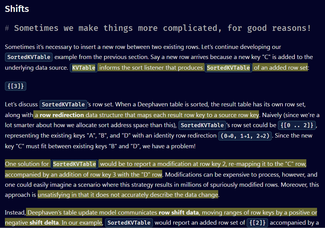 semanticbeeng's tweet image. &quot;#Deephaven’s streaming query &amp;amp; transformation engine operates on tables, but distributes table updates incrementally via a DAG modeling relationships between source tables and their dependents&quot;

#BigData #DataManagement 
/cc #DataLakehouse #EventSourcing #FeatureEngineering