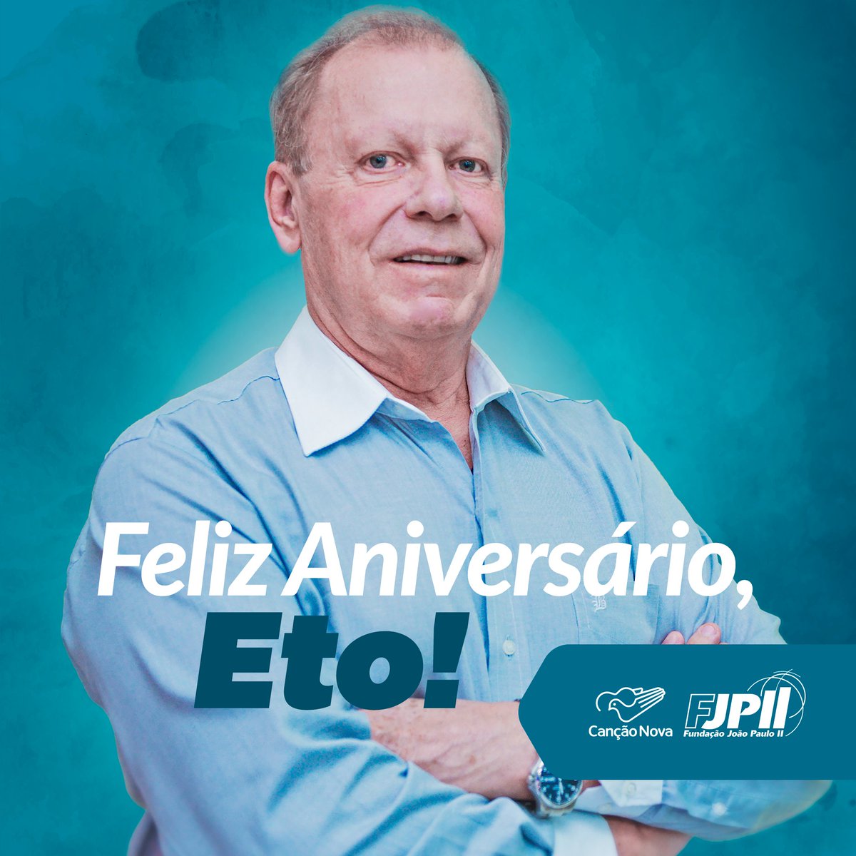 faculdadecn's tweet photo. Hoje é dia de celebrar o aniversário do Eto! 🙌🏻🎂
@etocn agradecemos a sua dedicação e comprometimento desde o começo com a missão da Canção Nova e da Fundação João Paulo II. Louvamos a Deus pelo dom da sua vida 🙏🏻
Deixe uma mensagem especial para o @etocn aqui nos comentários 👇🏻 https://t.co/nzfAbq7dGl