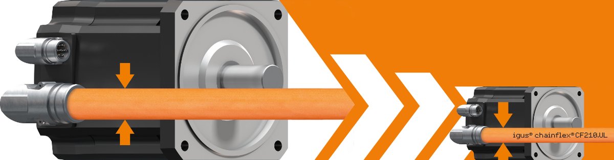 IgusSpain's tweet photo. 🆕 Nuevo #servocable #chainflex con una sección transversal más estrecha, ideal para ahorrar espacio y peso en motores de accionamiento más pequeños
+info: https://t.co/SDRmr5Jfwi
#chainflex #cableflexible https://t.co/WMOuZQiEnb