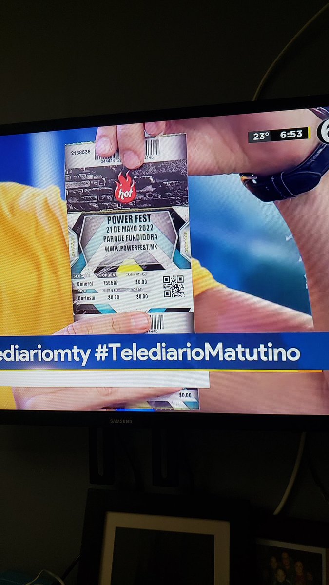 BrendizzMtzz's tweet photo. @telediariomty 
#TelediarioMatutino
Venga Vamos todos al @powerfest_  2022 https://t.co/itraq68dAe